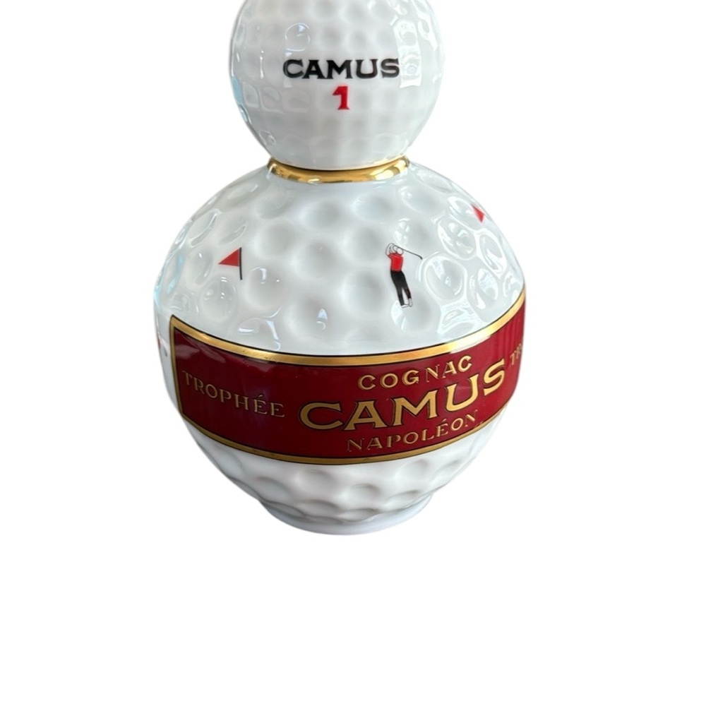 Camus Napoleon Cognac Empty Bottle Decanter (sealed) Red